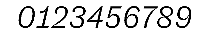GTZirkon LightItalic Font OTHER CHARS