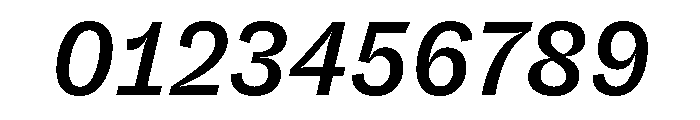 GTZirkon MediumItalic 2 Font OTHER CHARS
