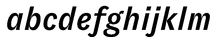 GTZirkon MediumItalic 2 FONT