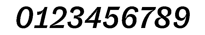GTZirkon MediumItalic Font OTHER CHARS