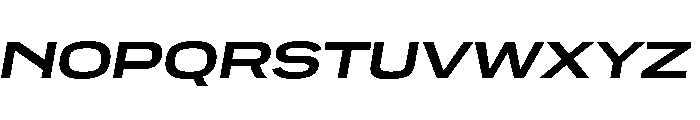 Gunter Bold Italic Font UPPERCASE