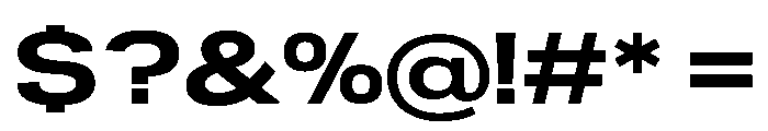Gunter Bold Font OTHER CHARS