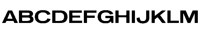 Gunter Bold Font UPPERCASE