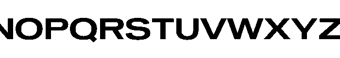 Gunter Bold Font UPPERCASE