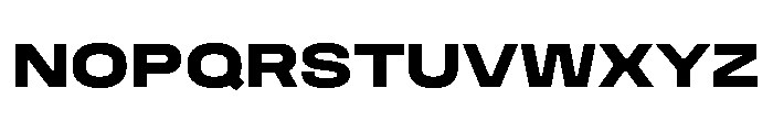 Gunter Extra Bold Font UPPERCASE