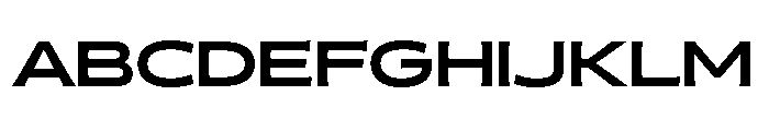 Gunter Heavy Font UPPERCASE