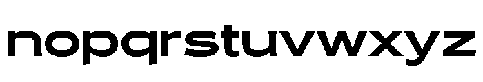 Gunter Heavy Font LOWERCASE