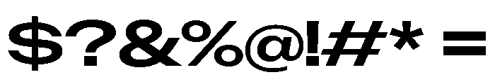 Gunter Medium Font OTHER CHARS