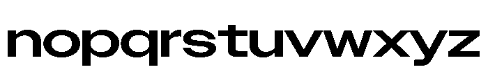 Gunter Medium Font LOWERCASE