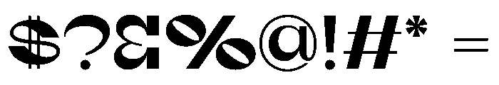 Gunter Regular Font OTHER CHARS