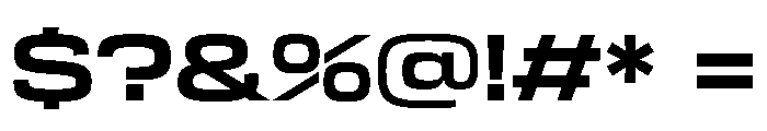 Gunter Semibold Font OTHER CHARS