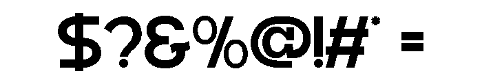 GUMOOY-Regular Font OTHER CHARS