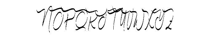 Guantanamho Falkrey Font UPPERCASE