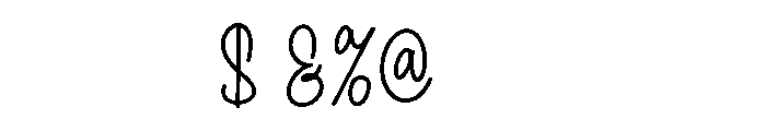 Gudhing Font OTHER CHARS