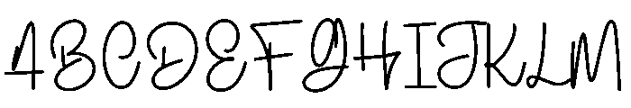 Gudhing Font UPPERCASE