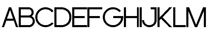 Gued - Light Font UPPERCASE