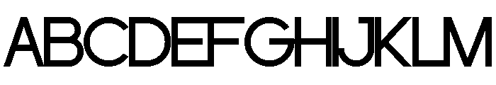 Gued Font UPPERCASE