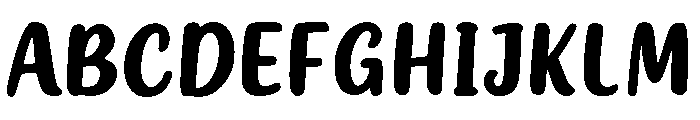 Guily Font UPPERCASE