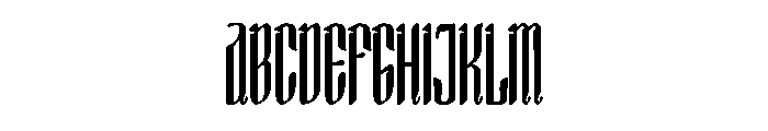 Guiner Font UPPERCASE