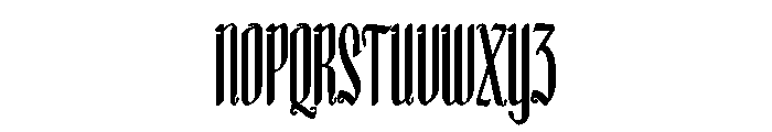 Guiner Font UPPERCASE