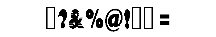 Guitar Hero Regular Font OTHER CHARS