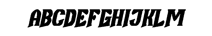 Guitar Knight Bold Italic Font UPPERCASE