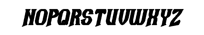 Guitar Knight Bold Italic Font UPPERCASE