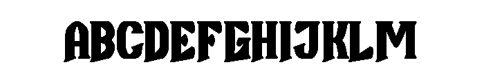 Guitar Knight Bold Font UPPERCASE