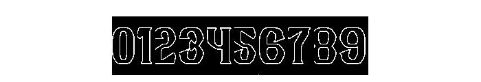 Guitar Knight-Hollow-Inverse Font OTHER CHARS