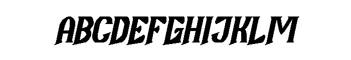 Guitar Knight Italic Font UPPERCASE
