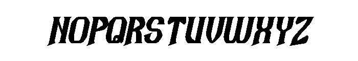 Guitar Knight Italic Font UPPERCASE
