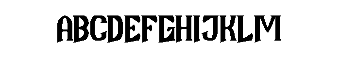 Guitar Knight-Light Font UPPERCASE