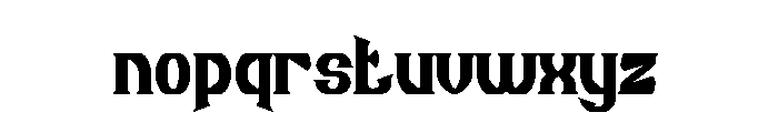 Guitar Knight Font LOWERCASE