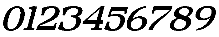 Gulder Radeon Italic Font OTHER CHARS