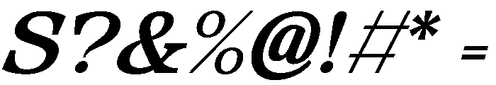 Gulder Radeon Italic Font OTHER CHARS