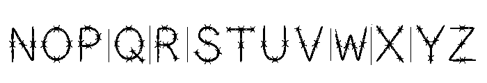 Gull Regular Font LOWERCASE