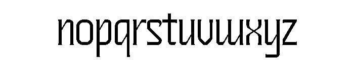 Gulling Font LOWERCASE