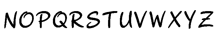 Gully Regular Font LOWERCASE