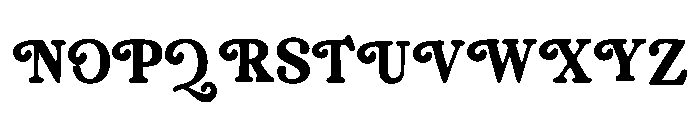 Gulmohar Font UPPERCASE