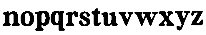 Gulmohar Font LOWERCASE