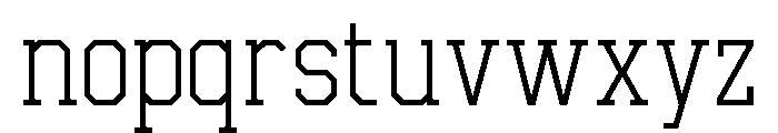 Gumbolt-Light Font LOWERCASE
