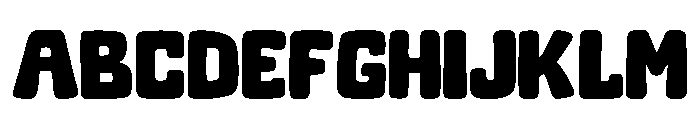 Gummy Bold Regular Font UPPERCASE