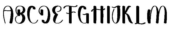 Gummy Child Font UPPERCASE