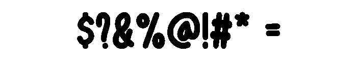 Gummy Meadow Regular Font OTHER CHARS