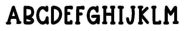 Gummy Meadow Regular Font UPPERCASE