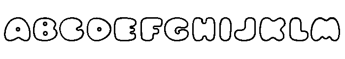 Gummy Soda Outline FONT