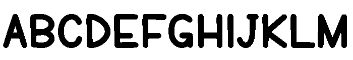 Gummy Sunday Font UPPERCASE