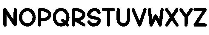 Gummy Sunday Font UPPERCASE