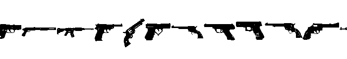 Gun Set FONT