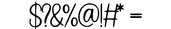 Gundul Roses Regular Font OTHER CHARS